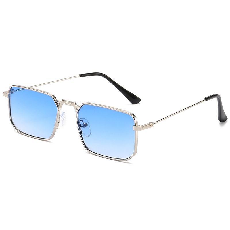 Ochelari de soare dreptunghiulari de înaltă calitate pentru femei, ramă metalică, Vintage, marcă, ochelari de soare pătrați pentru bărbați, ochelari de soare pentru femei_voghion.com