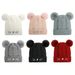 1 Stück/Set Baby-Strickmütze, winddicht und warm, süße Mädchenmütze, geeignet für Herbst/Winter im Freien, modisch, kann als Geburtstagsgeschenk verwendet werden_voghion.com