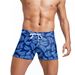 Men's Low-Rise Drawstring Swim Trunks - Quick-Dry & Lightweight For Beach & Pool (Stylish Printed Board Shorts)_voghion.com