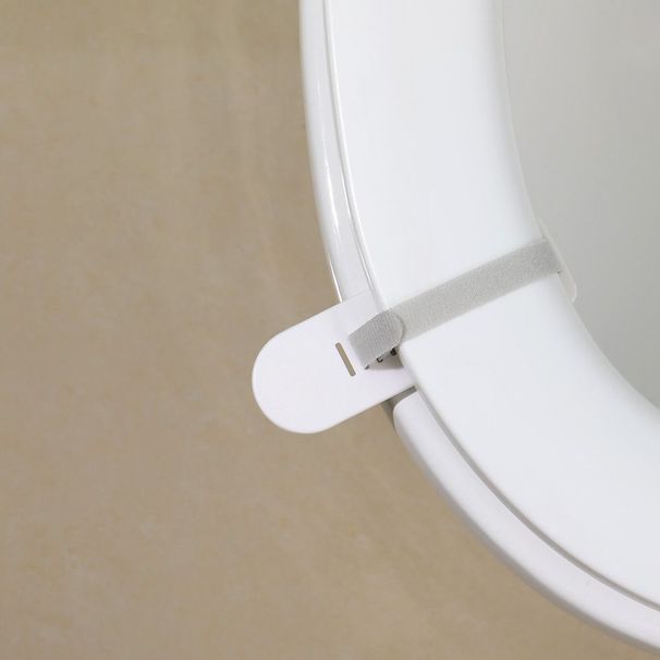2 pezzi/set, sollevatore per sedile WC con fascia riutilizzabile, supporto per maniglia sedile WC creativo, strumenti di sollevamento, accessori per il bagno_voghion.com