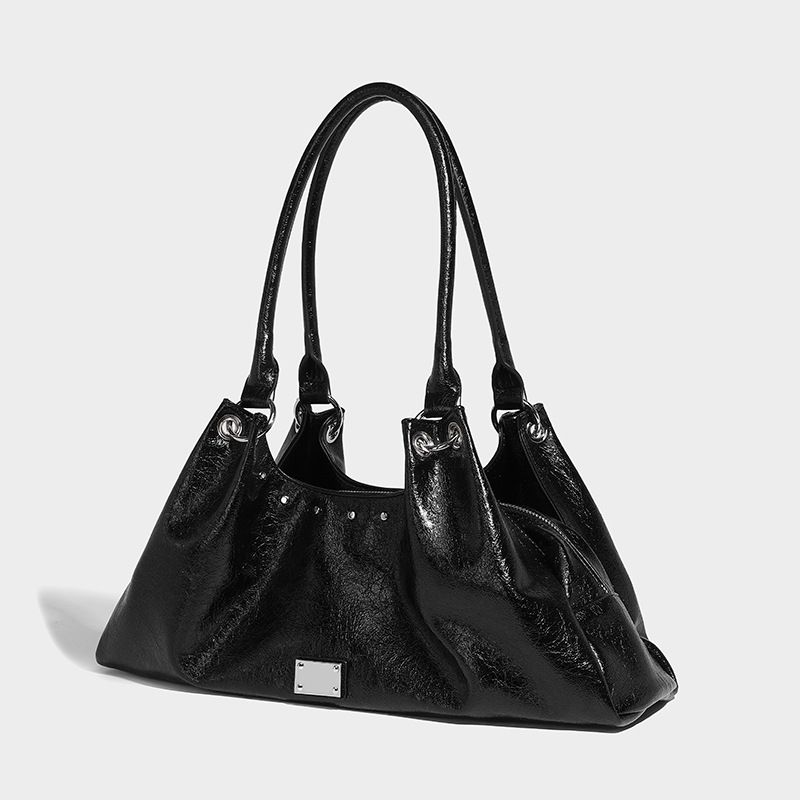Borsa a mano di grande capacità con tracolla singola, design di nicchia e moda_voghion.com