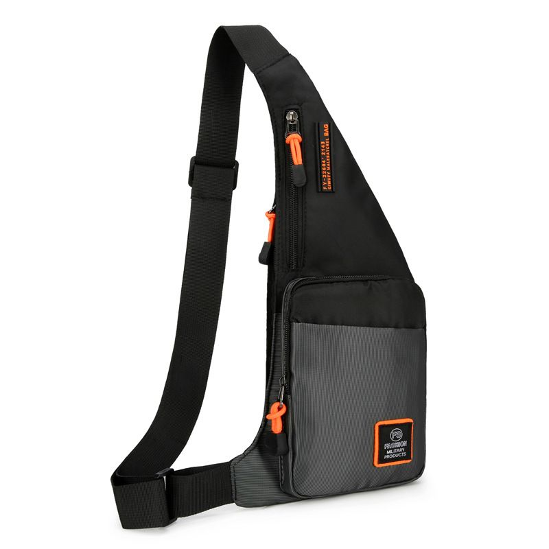 Broschttaschen fir Männer, Tailletaschen, Casual Trend, Männertasch, Liicht Messengertasch, Schëllertasch, Dënn, Waasserdicht Stoff, Meniskustasch, Perséinlech Tasch, Männertasch_voghion.com