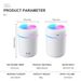 300ml Humidifier Portable Ultrasonic Aroma Diffuser Cool Mist Maker Air Humificador Purifier_voghion.com