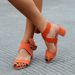 2025 Summer New Large Women's High Heel Sandals Cross Tie Side Bow Design Style_voghion.com