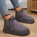 SHLIANG Neue Winter Frauen Schnee Stiefel Plüsch Warme Rutschfeste Wasserdichte Damen Wohnungen Turnschuhe Casual Slip auf Weibliche Stiefeletten Botas mujer Y0078_voghion.com