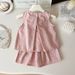 2024 new Korean version sleeveless shorts two-piece girls' summer refreshing set 24318_voghion.com