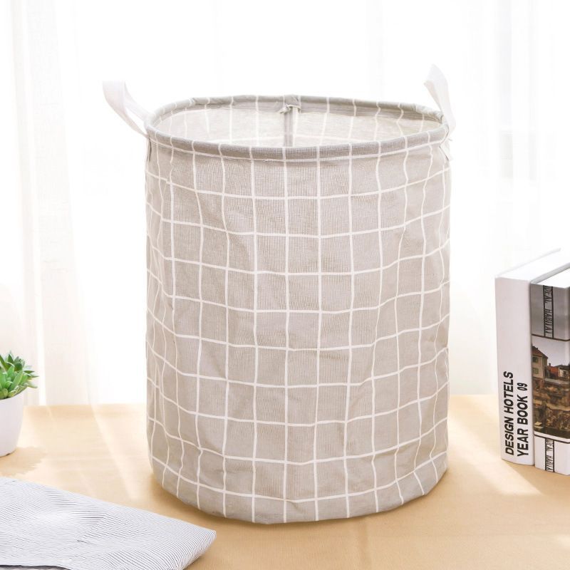 Foldable Hamper Household Toy Laundry Basket Storage Bin For Changing Dirty Clothes_voghion.com
