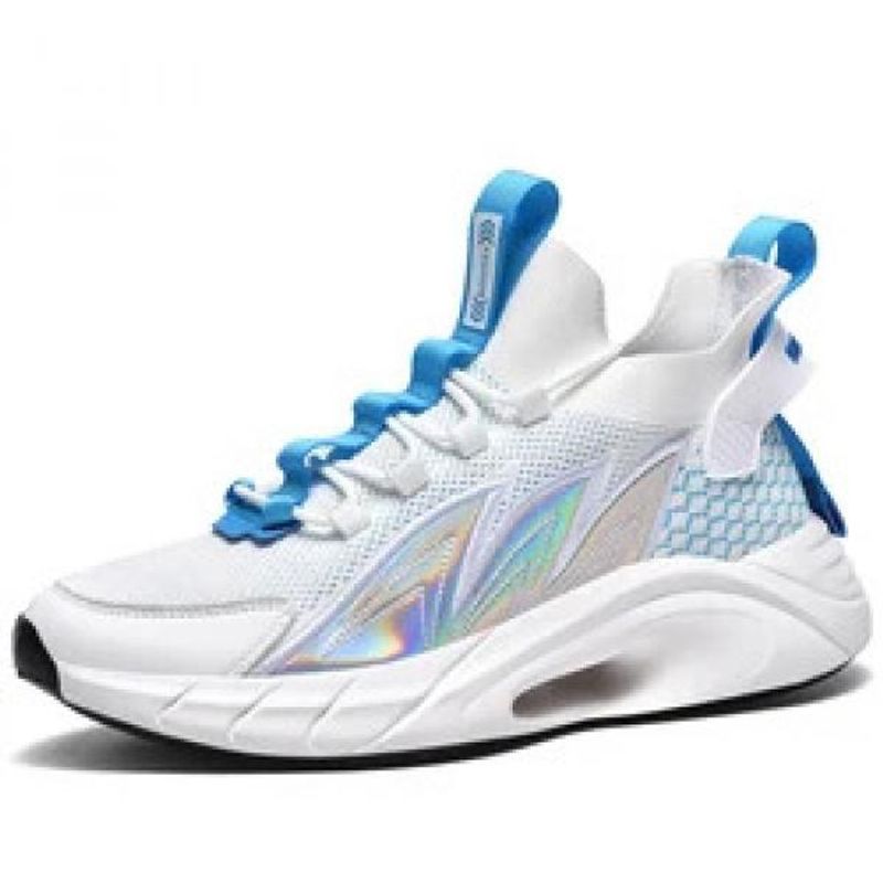 Luxury Sneakers for Men 2023 Brand Logo Custom Designer Man Fashion Sports Sneakers Knitted Breathable Lightweight Running Shoes Training Runner_voghion.com