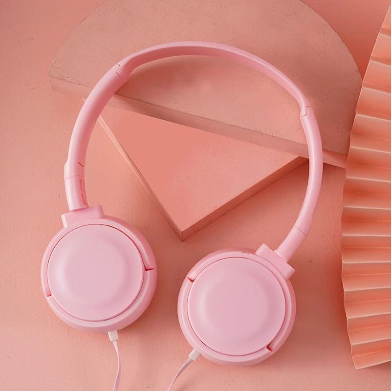 Microfon cu panglică Macaron cu fir MZ-026, calitate imbatabilă, pentru copii, cu cască_voghion.com
