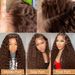 13x4 Deep Wave Lace Front Wig 180 Density Chocolate Brown Lace Front Wig Curly Lace Front Wig_voghion.com