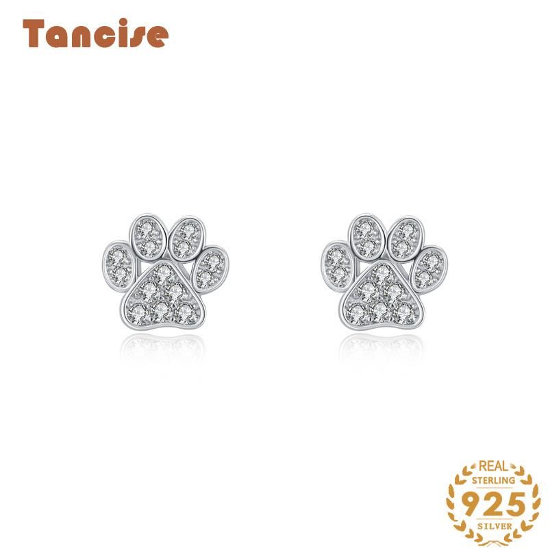 Tancise Orecchini pendenti con zirconi d'argento per le donne Regali per feste di matrimonio_voghion.com