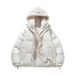 Wattierte Kleidung Herren Lammwolljacke Wattierte Baumwolljacke Paar Brotkleidung Wattierte Kleidung_voghion.com