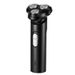 Rasoio elettrico S800 – Lame rotanti 3D, impermeabile IPX7, ultra silenzioso (36 dB), autonomia di 60 minuti, ricarica rapida USB-C (nero 3 in 1)_voghion.com