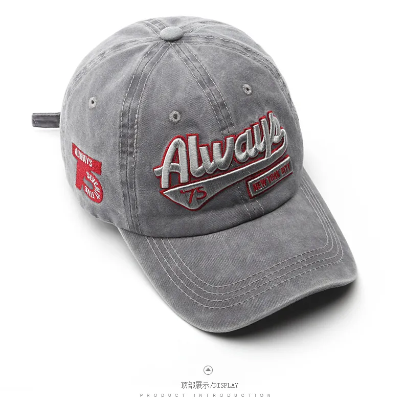 2022 letnie kobiety mężczyźni czapka z daszkiem moda wyszywane litery czapka typu snapback Vintage myta bawełna unisex hip-hopowy kapelusz przeciwsłoneczny_voghion.com