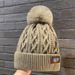Winter new cashmere warm woolen hat cold hat fashion simple face small knitting_voghion.com