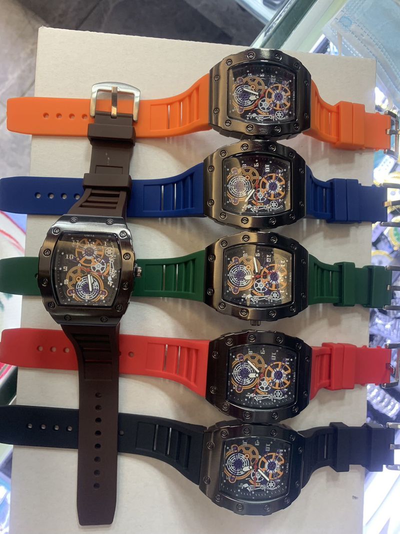 Orologio da uomo a forma di barile, orologio al quarzo casual da lavoro, alla moda, per studenti_voghion.com