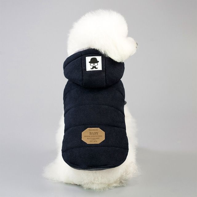Vestiti invernali caldi in pile per cani di piccola taglia, giacca per cuccioli, cappotto trapuntato per cani, felpa con cappuccio per chihuahua, abbigliamento per Shih Tzu, Yorkies di PawParty Store_voghion.com
