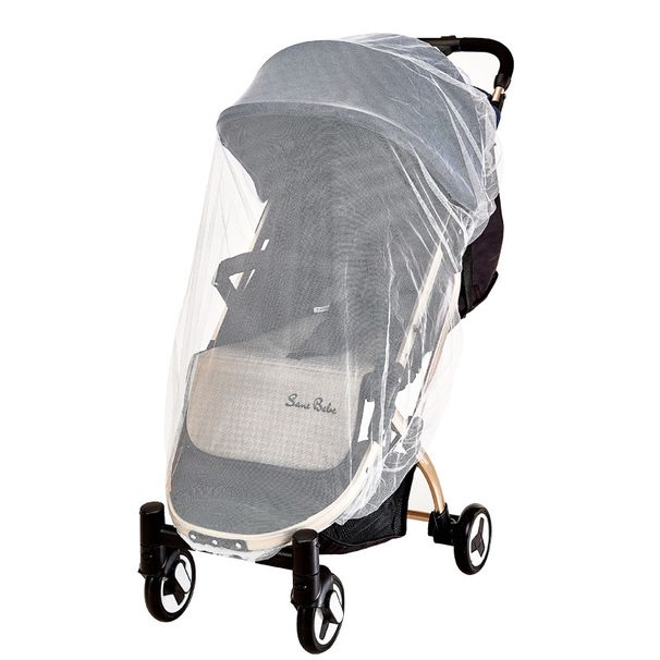 Passeggino Carrello Zanzariera Rete Mesh Passeggino Zanzariera Rete di Protezione Sicura per Neonati Copertura in Rete Accessori per Passeggini_voghion.com