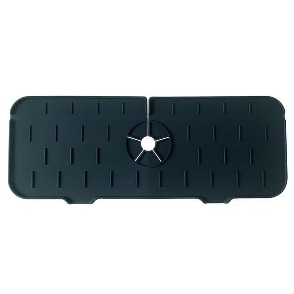 Saugfähige Küchenmatte aus Silikon für Wasserhähne, Spüle, Spritzschutz, Arbeitsplattenschutz, Abtropfmatte für Badezimmer, Küchengeräte_voghion.com