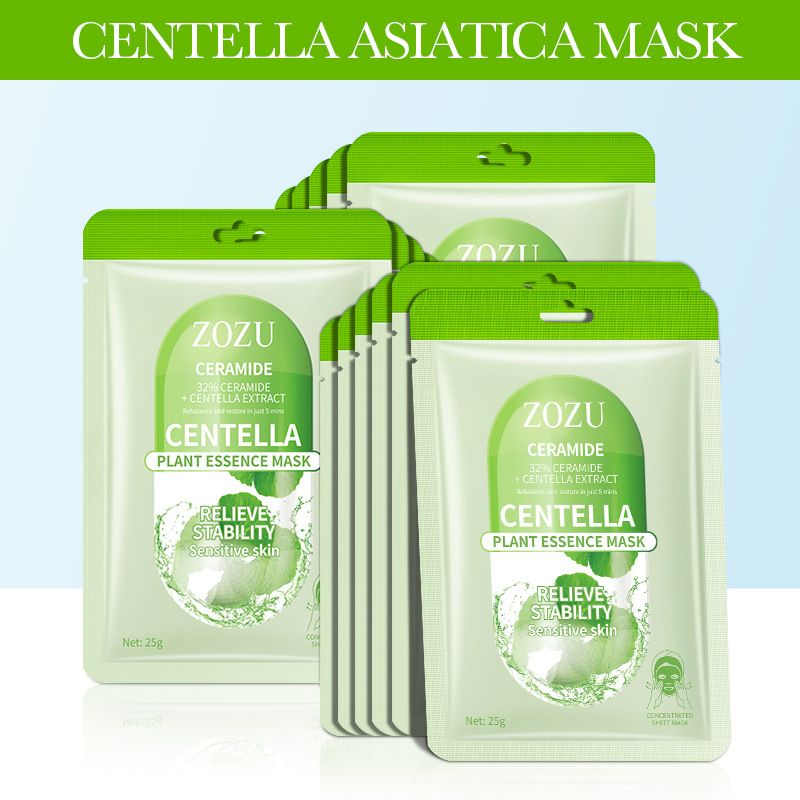 ZOZU Centella essence Combination Moisturizing&Brightening facial mask_voghion.com