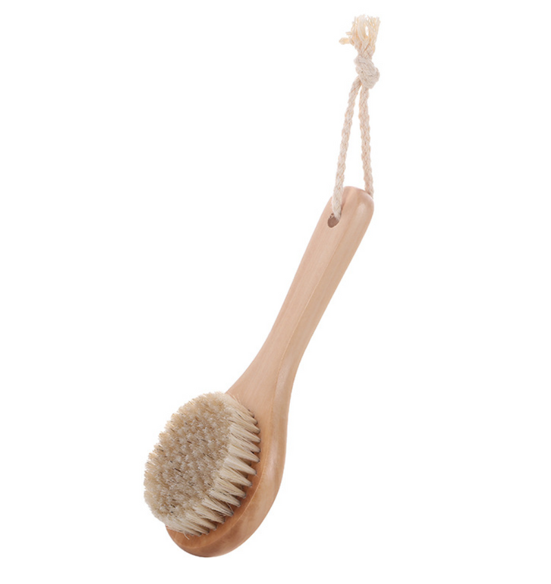 wooden short handle bath brush dry body brush_voghion.com