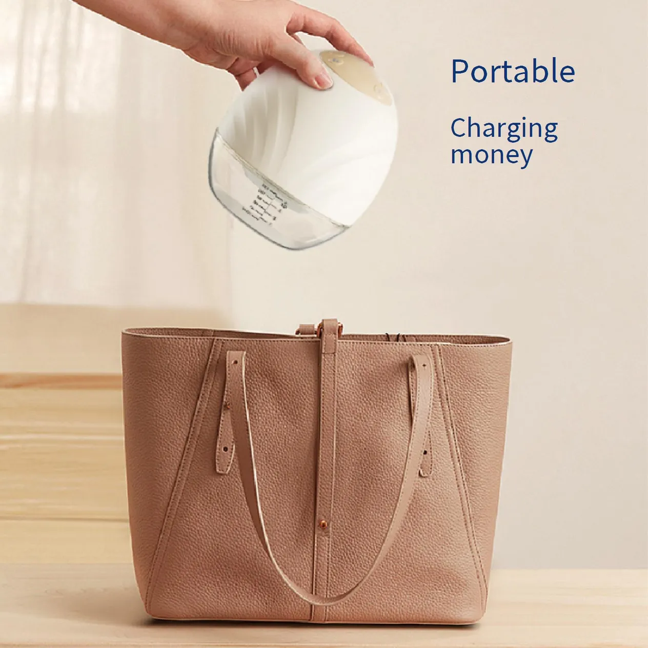 Breast Pumps Breast Pump Portable Hands Free Breast Milk Collector Fully Automatic Electric Breast Pump_voghion.com