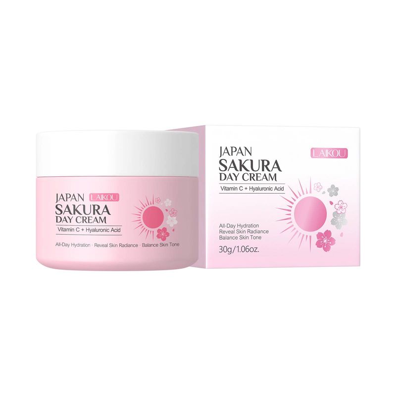 Laico Japanese Sakura Day Cream 30g Moisturizing Moisturizing Face Cream Moisturizing Morning A Evening C Cream_voghion.com