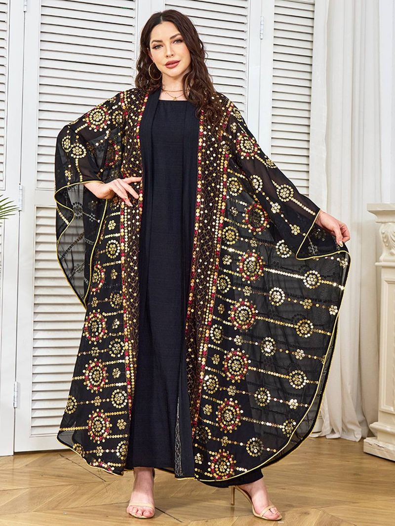 Robe Sequin Moslim Eid Feest Avondjurk Pak_voghion.com