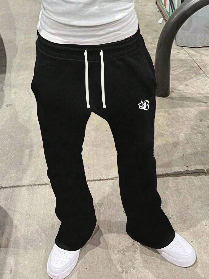 Nuovi pantaloni europei e americani da uomo per tutte le stagioni, pantaloni sportivi e casual larghi e dritti, abiti lunghi molto venduti_voghion.com