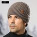JUND Alpaca Wool Knit Hat Scarf Gloves Set For Men - Winter Warm Fleece-Lined Beanie & Scarf Combo For Outdoor Cycling, Hiking_voghion.com