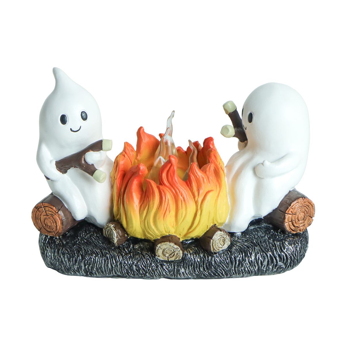 Cross Border Halloween Ghost Flickering Candle Simulation Resin Decorative Wax Home Restaurant Bedside Ornaments Glowing Candle_voghion.com