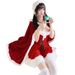 Cosplay Halloween σέξι σάλι βασίλισσα στολή πολέμου ρόμπα κόκκινο μεγάλο ακρωτήριο χριστουγεννιάτικο λαγουδάκι κορίτσι_voghion.com
