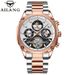 AILANG Orologio meccanico da uomo con tourbillon scheletrato, automatico, di lusso, in acciaio inossidabile, con fasi lunari, orologio da polso Relogio Masculino_voghion.com