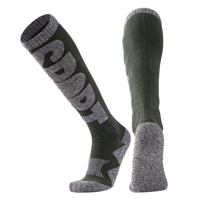 Merino Wool Ski Thermal Over Knee For Snowboarding Outdoor Sports Performance Socks_voghion.com