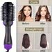 2-u-1 sušilo za kosu i četka za volumen, podesive postavke temperature, češalj s vrućim zrakom za mokru i suhu upotrebu za sve tipove kose, višenamjenski alat za oblikovanje F_voghion.com