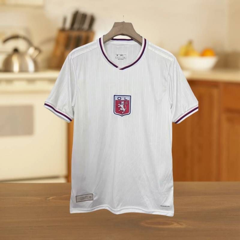2025 Lyonnais 75º aniversário Maillot De Foot BENRAHMA LyonsSoccer Jerseys OL FOFANA Camisas de futebol 2025 2026 CHERKI CAQUERET_voghion.com