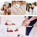 4pcs/5pcs Ceramic Pearl Wedding Cake Knife And Server Set With Forks, Cake Cutting Set,Dinnerware Set Tableware Set Flatware Set_voghion.com