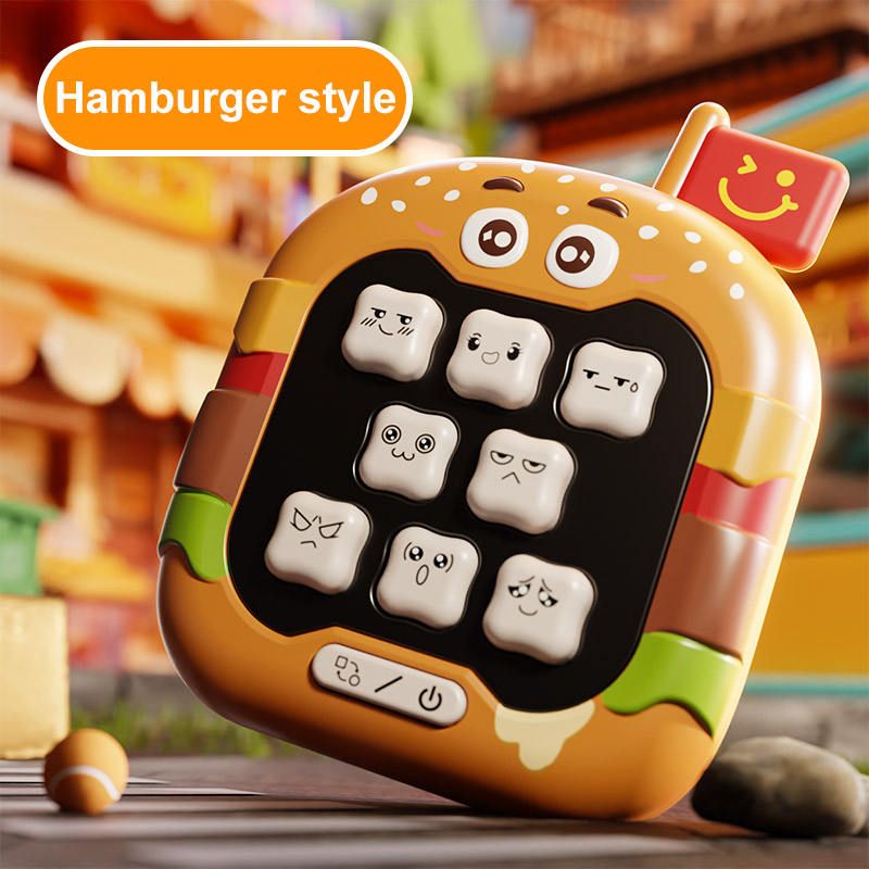 Jogo de bater em toupeiras infantil com mecanismo de pressão rápido, multifuncional, educativo e antiestresse para meninos e meninas._voghion.com