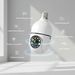 1pc 1080P WiFi Light Bulb Security Camera, Modern White Bulb-Shaped Design_voghion.com