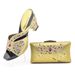 Dragonfly Party shoe bag set Dance Party slide Mop with rhinrhino clutch high heels flip-flops_voghion.com