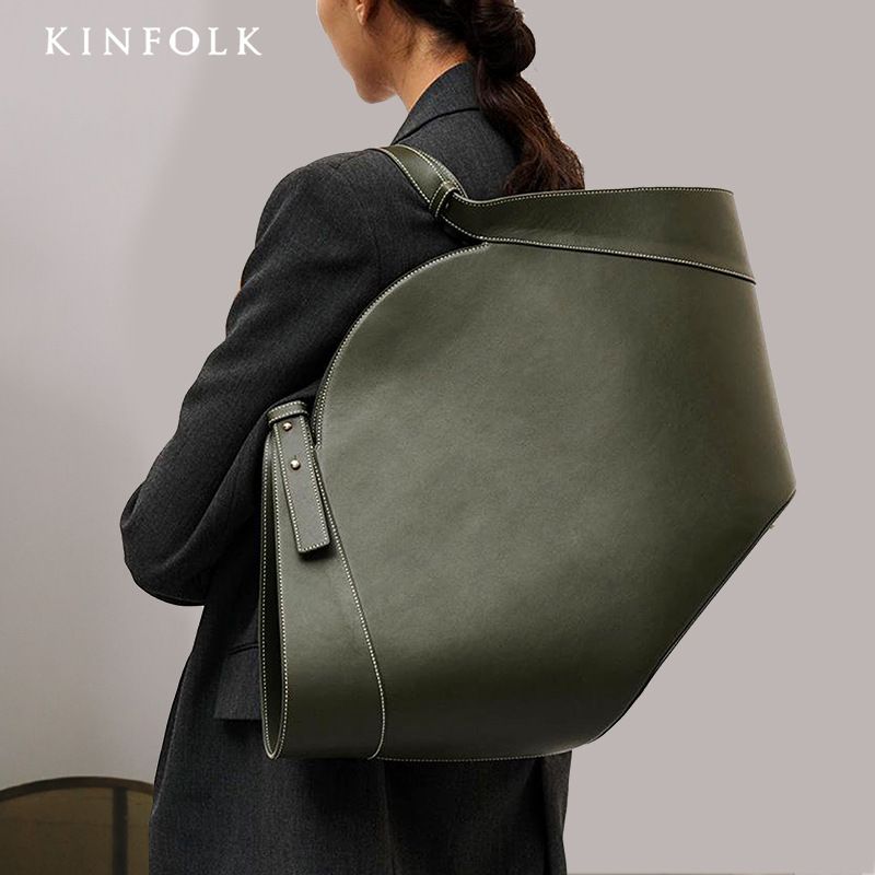 Borsa a tracolla grande a forma di ventaglio per studenti, versatile, da ascella, autunno inverno 2025, da donna_voghion.com