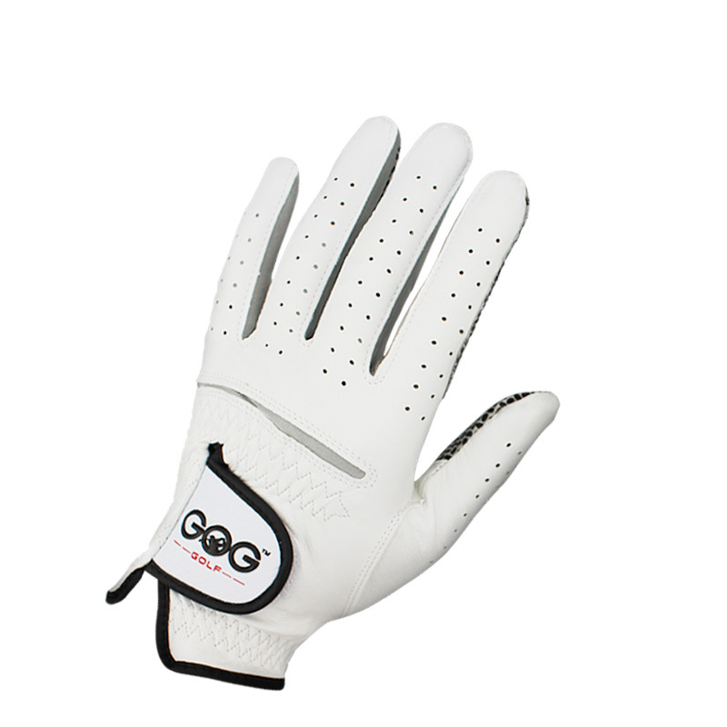 Golf gloves for men single left and right hand leather non-slip wear breathable_voghion.com