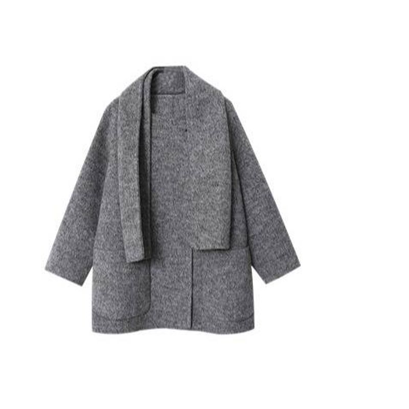 Women's Clothing Double-Faced Rabbit Wool Coat – Reversible Long Cardigan (2 Colors)​_voghion.com