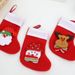 Kuscheliges Flanell-Weihnachtsstrümpfe-Set – Kleine festliche Socken mit Weihnachtsmann-, Schneemann- und Rentiermotiven für Weihnachtsdekoration und Süßigkeitengeschenke_voghion.com
