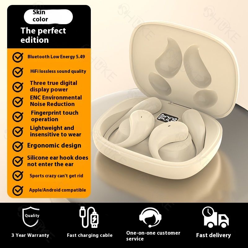 New Fashionable Bluetooth Running Sports Headphones Wireless Noise-cancelling Ears With Extra Long Battery Life_voghion.com