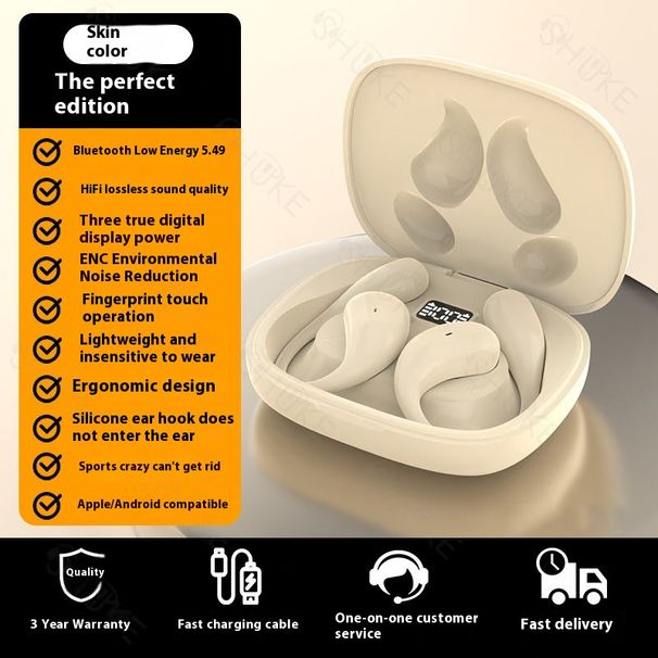 New Fashionable Bluetooth Running Sports Headphones Wireless Noise-cancelling Ears With Extra Long Battery Life_voghion.com