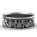 Huitan Viking Nordic Mythical Giant Werewolf Ring Defense Totem Wolf Fashion Hip Hop Rock Neutral Finger Punk Gift_voghion.com
