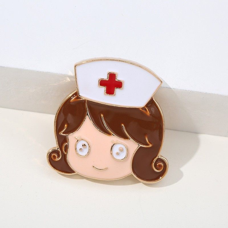 Broche 3D pour médecin et infirmière, série de prévention des épidémies, thermomètre, masque, vêtements, vente en gros_voghion.com