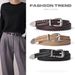 Women's Woven Retro Belt With Denim Casual Pants Decorative Non-porous Pin Buckle Belt_voghion.com
