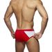 UXH Men's Block Simple Sexy Fashion Swim Trunks Solid Color Nylon Close-fitting Triangle Bikini_voghion.com
